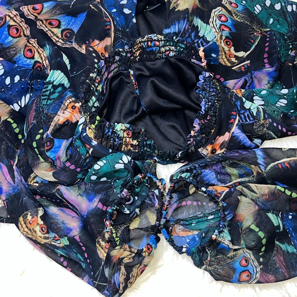 Show Me Your Mumu Junebug Bell Mini Dress ~ in Beautyfly - Picture 10 of 16